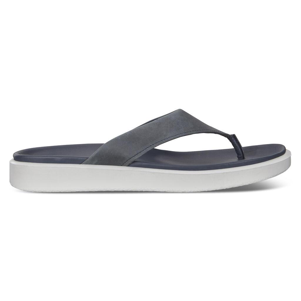 Slide Ecco Flowt Lx M Thong Homme Grise 0129-DPCSY